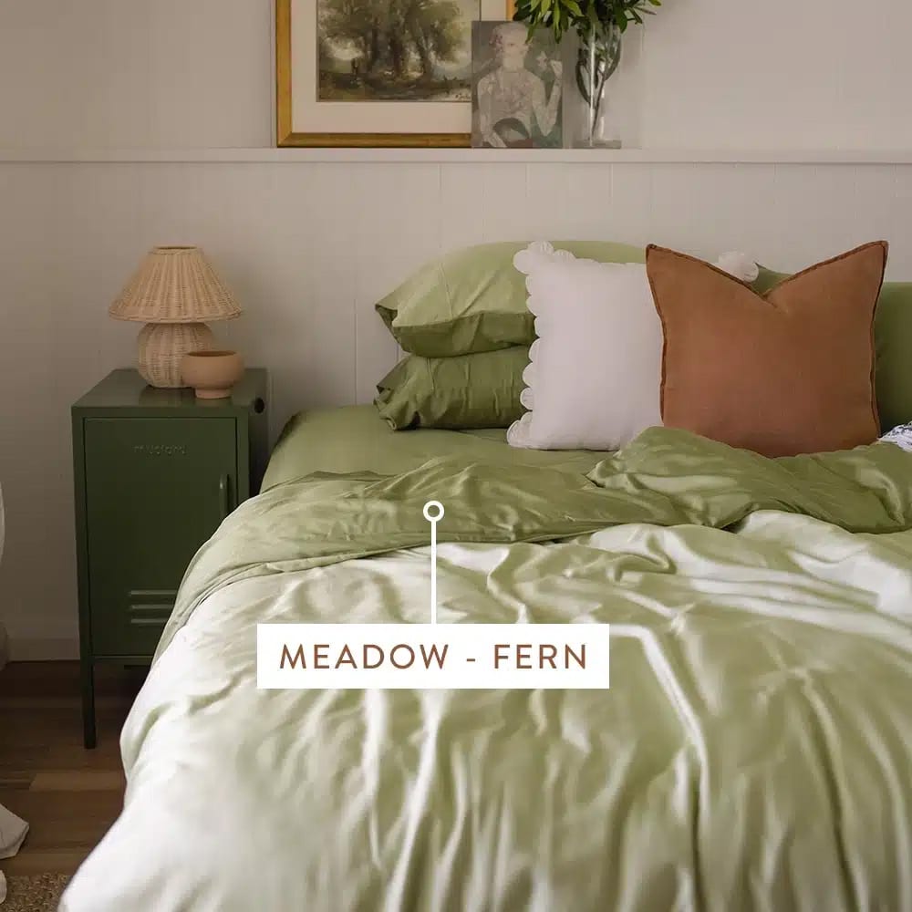 Double Sided Quilt Cover Meadow and Fern