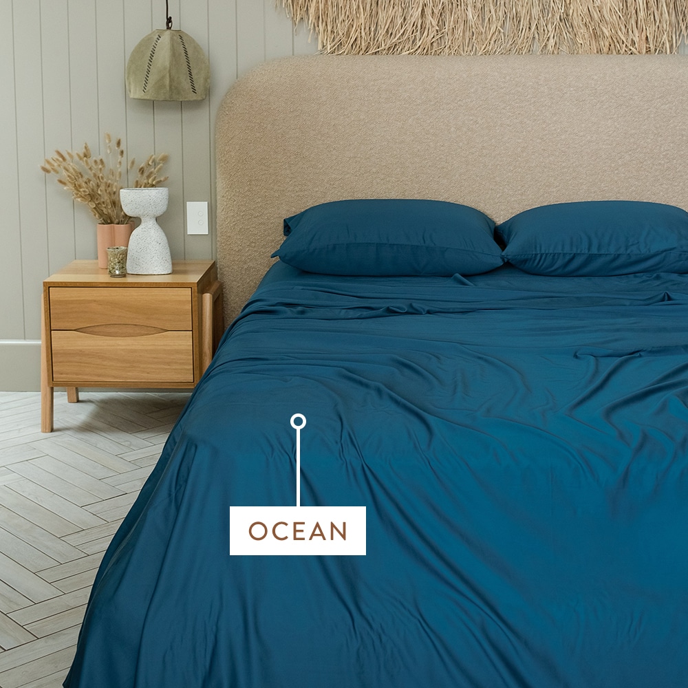 100% Bamboo Sheet Set – Ocean - Queen