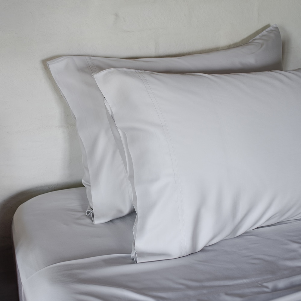 100% Bamboo Pillowcases – Silver - Standard
