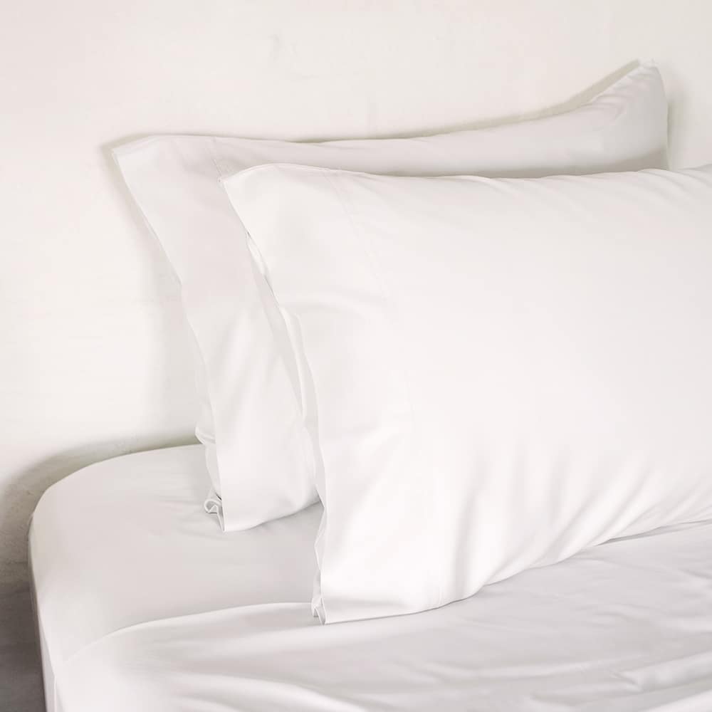100% Bamboo Pillowcases – White - Standard